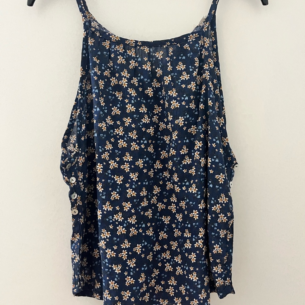 BLUSH Floral Print Women's blouse tanktop